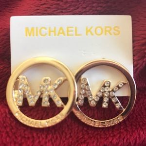NWT Michael Kors gold earrings